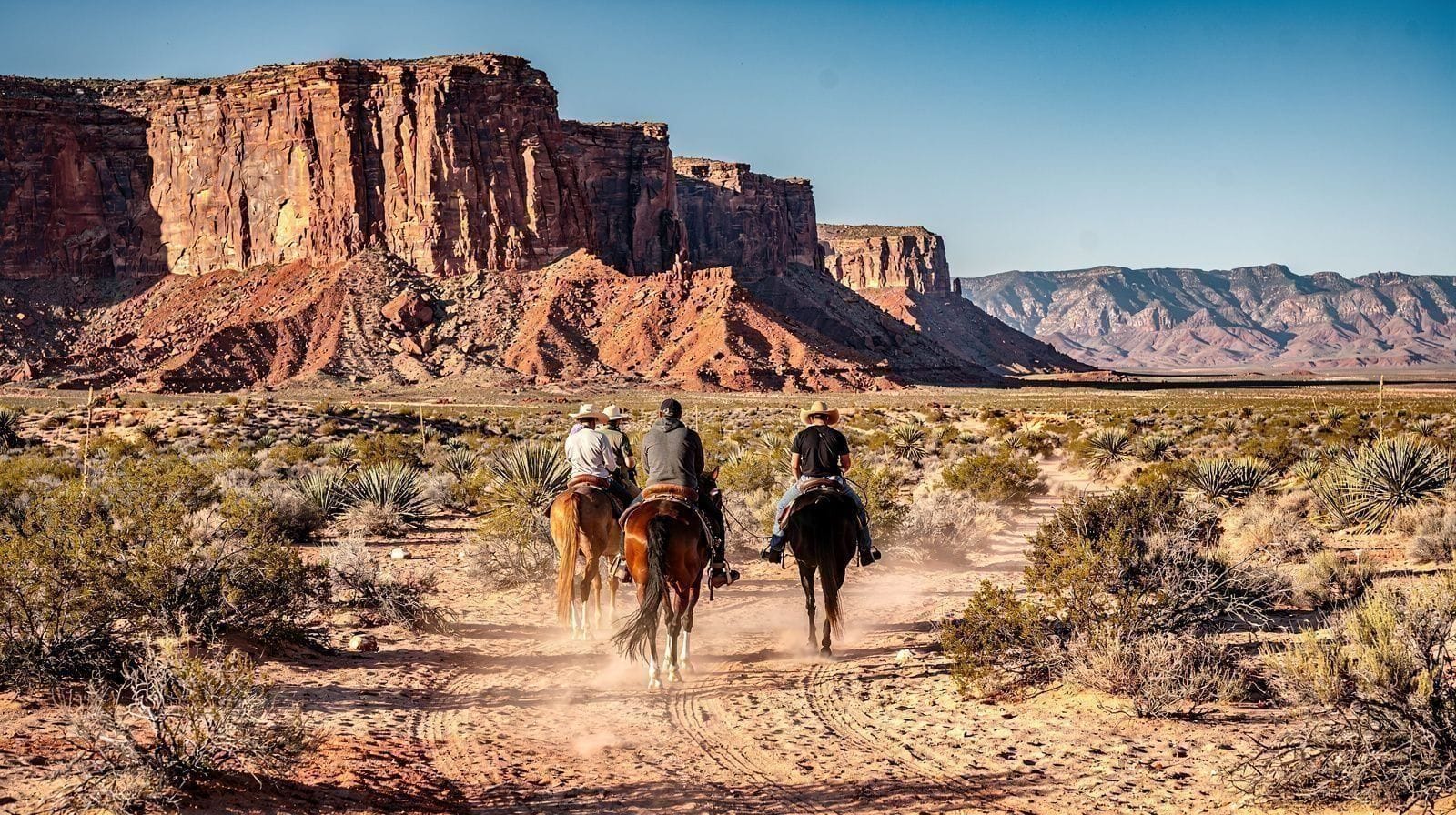 Balade à cheval dans le désert près de Las Vegas : Red Rock Canyon