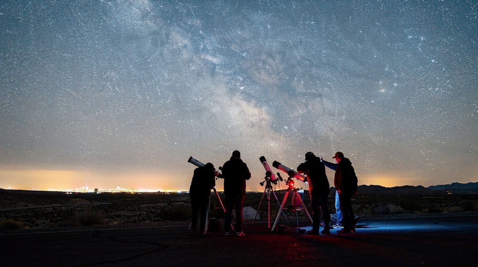 Excursions guidées d'observation des étoiles dans le désert près de Las Vegas