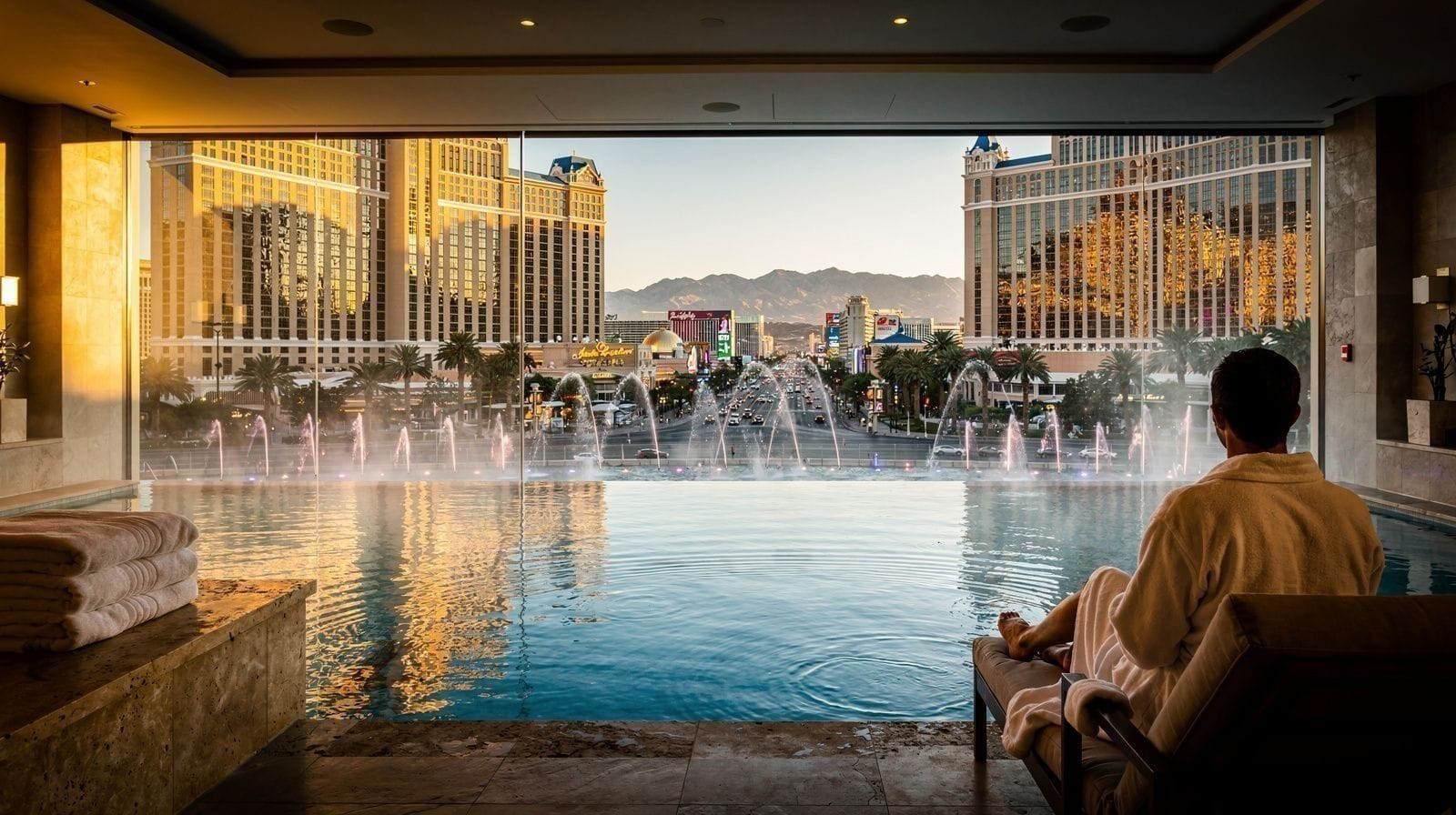 Les spas de resort sur le Strip de Las Vegas