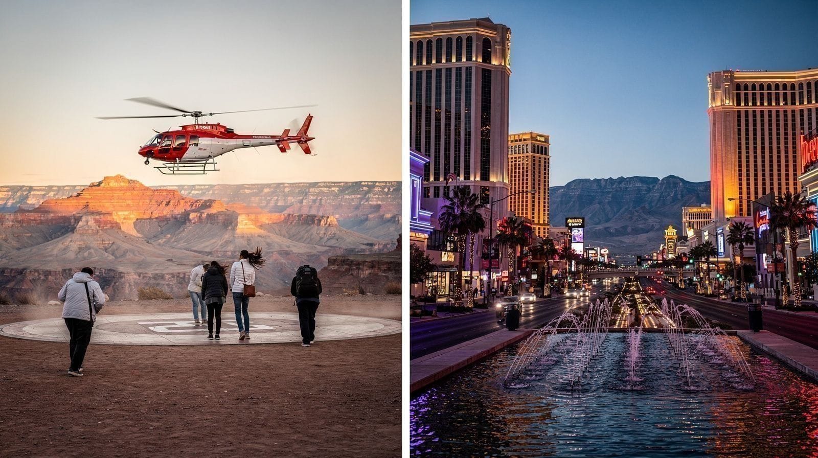Vol en hélicoptère du Strip vers le Grand Canyon : ce que vous achetez vraiment