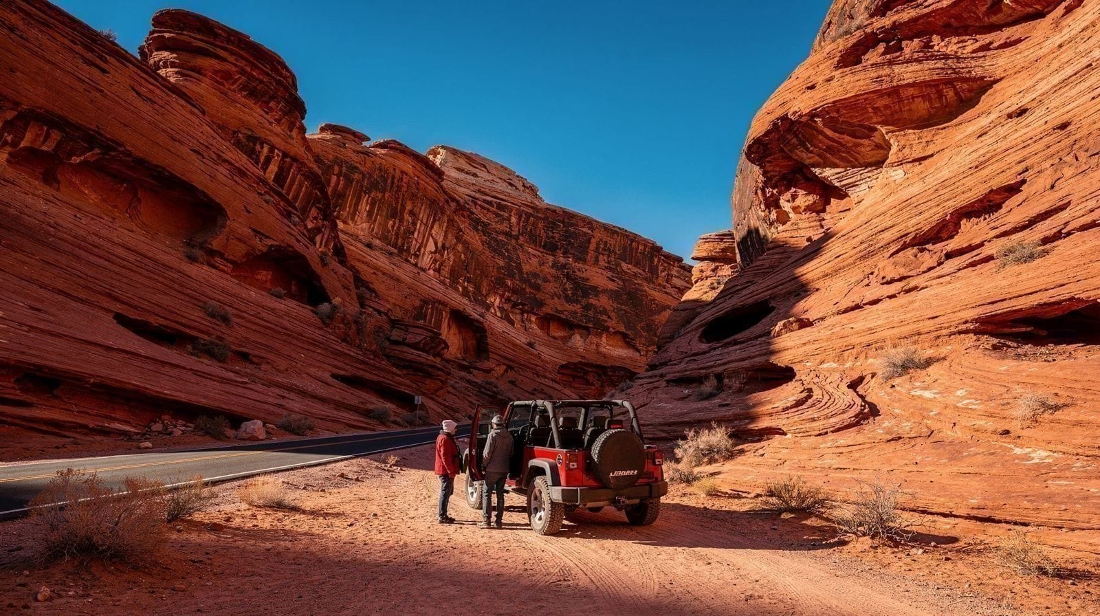 Excursion en jeep à Valley of Fire : ce que couvre vraiment une sortie hors piste guidée